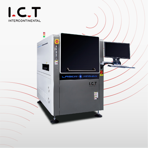I.C.T |Machine de marquage laser à Fiber 50w, couverture complète