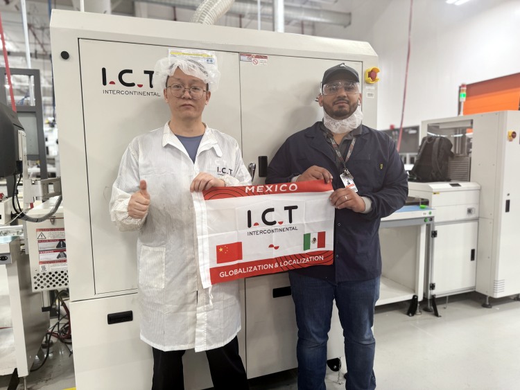 I.C.T Support à l'étranger pour le four à durcissement vertical au Mexique 2