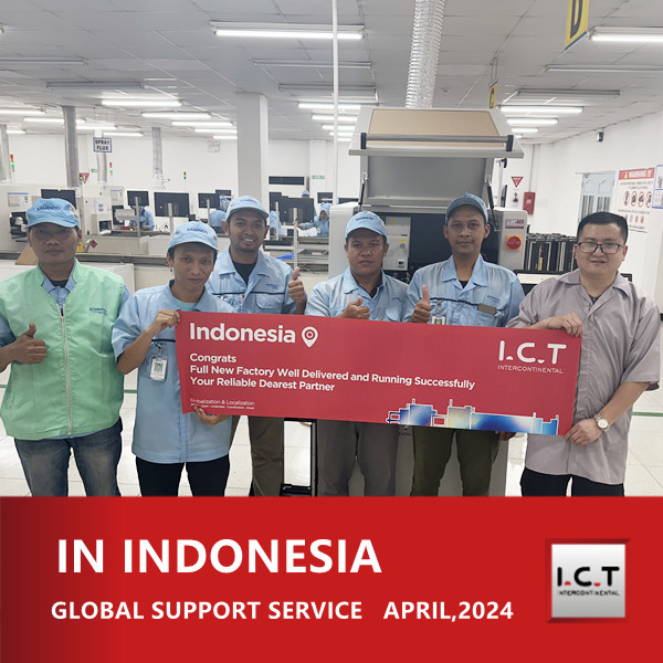 I.C.T Support technique mondial pour le fabricant EMS en Indonésie