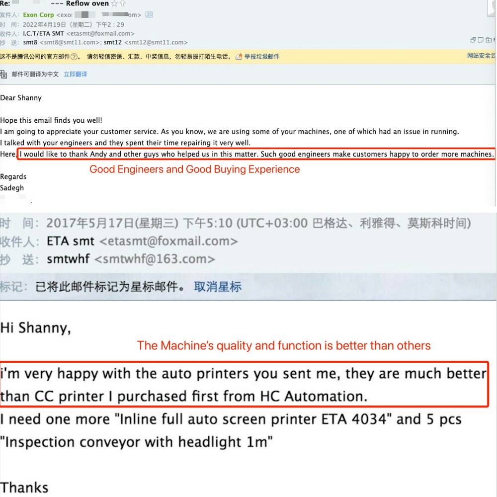 I.C.T | SMT Machine de vernissage conforme numérique double PCB Ligne de production