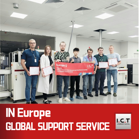 I.C.T | PCB Onduleur Flipper 1m Convoyeur SMT Smema