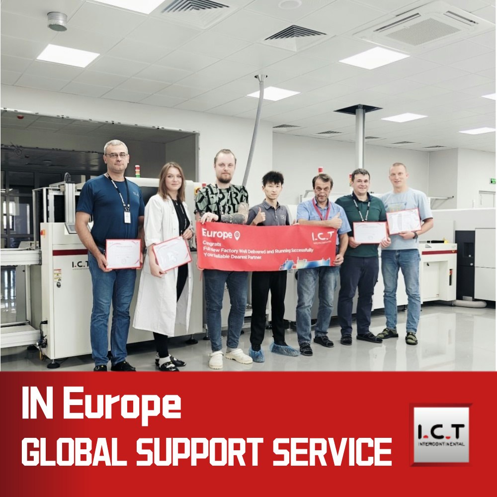 I.C.T | Imprimante de pochoir Smd de bureau Choisissez et placez la machine à four de refusion pour l'impression SMT PCB