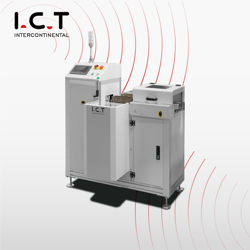 I.C.T |Déchargeur PCB avancé SMT Loader pour une usine de fabrication de semi-conducteurs