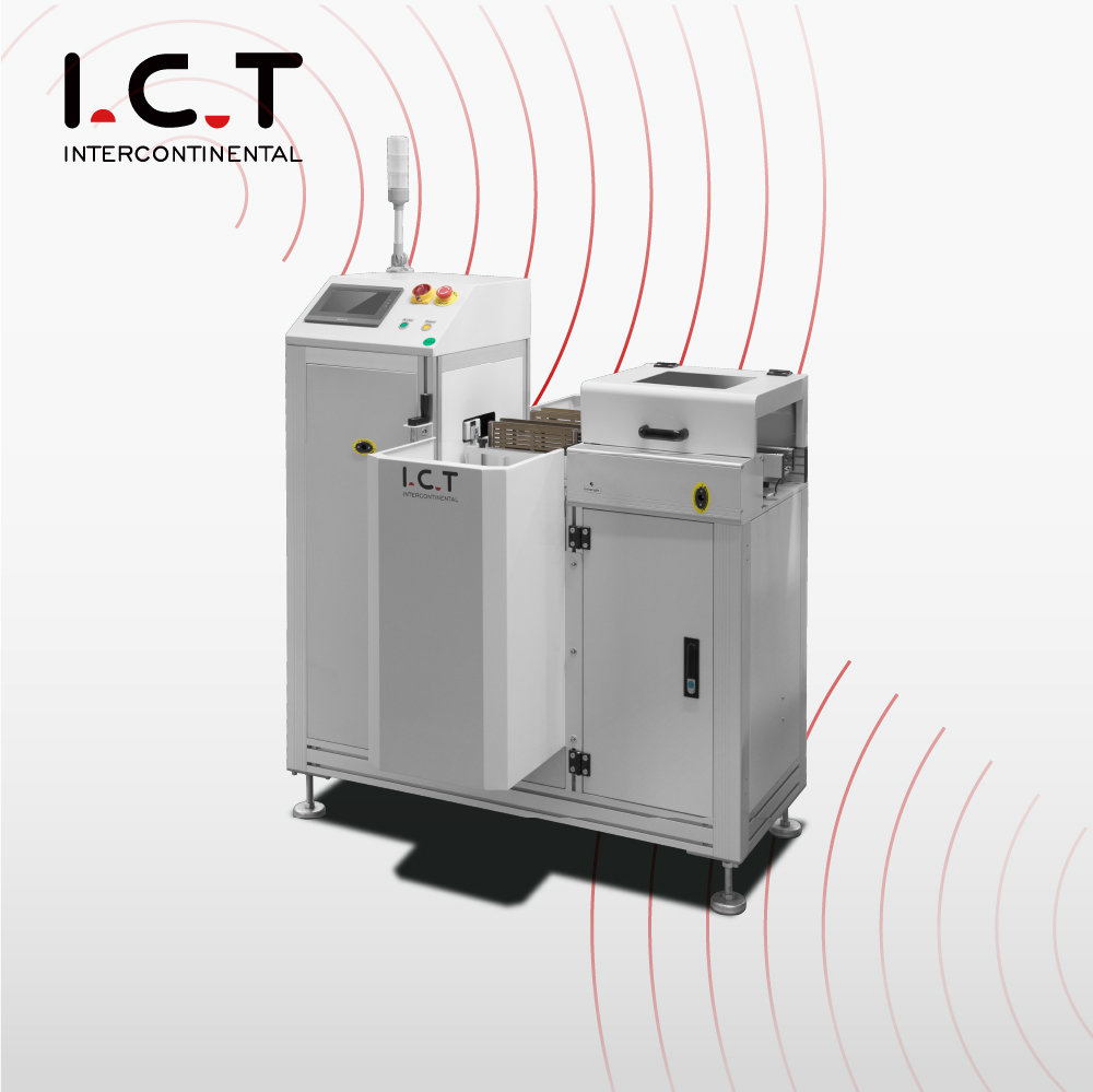 I.C.T |Système de déchargement automatique de sélection et de placement PCBA / Machine de placement IC