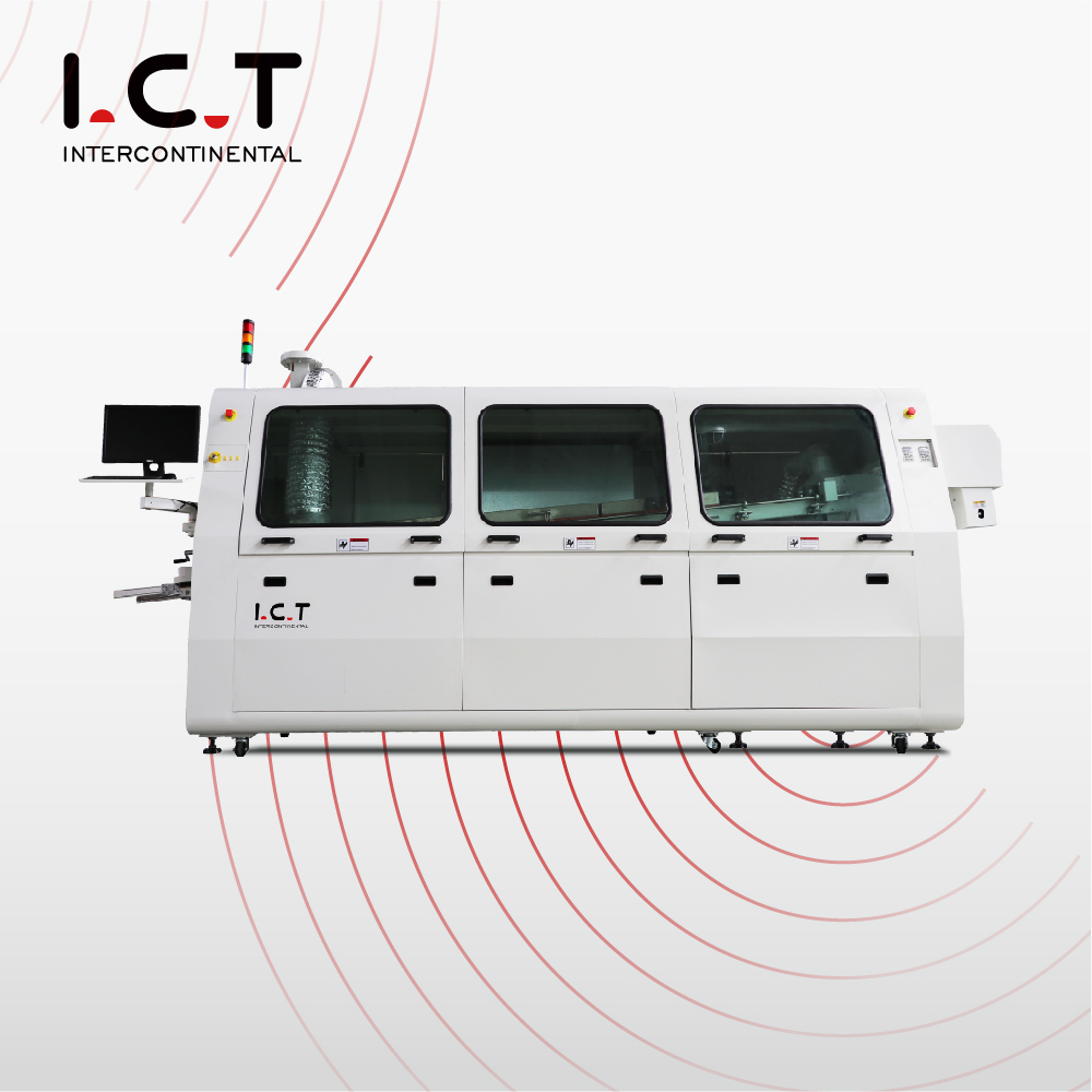ICT-Acrab350 |Machine à souder à la vague à l'azote DIP PCB à haute stabilité