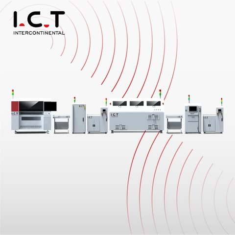 I.C.T |Fuji Petite ligne de production entièrement automatique SMT Équipement