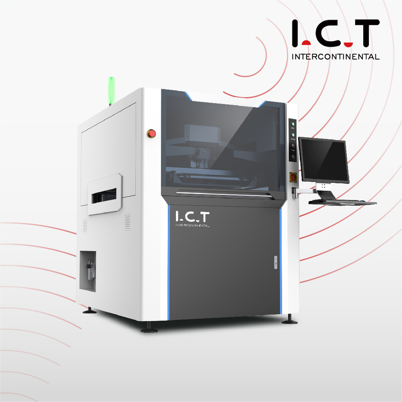 I.C.T |Machine d'impression automatique de pâte à souder 1.2m X3