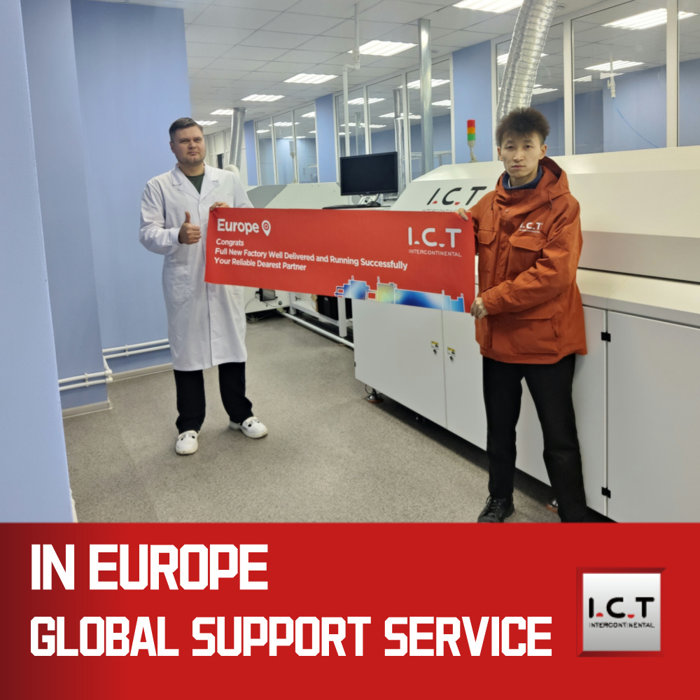 I.C.T | Machine à souder 150-200w pour SMT Four de refusion électronique Convoyeur