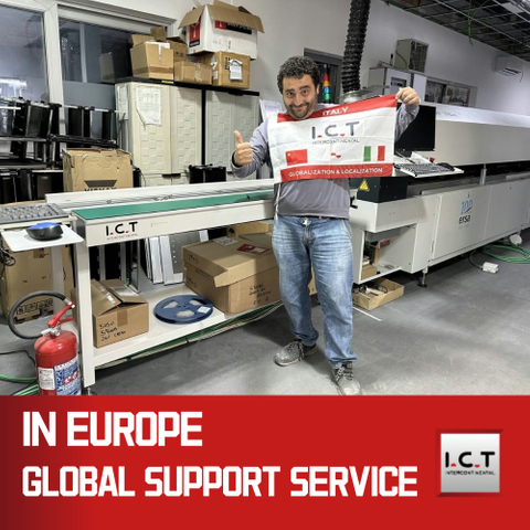 I.C.T | SMT Inspection PCB Convoyeur et Lift Turn Convoyeur Fabricants