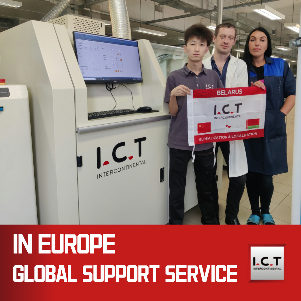 I.C.T | Bureau sélectif THT Machine à souder à la vague hors ligne PCB
