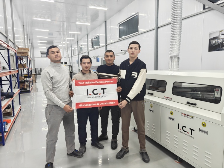 I.C.T Ligne de production DIP pour assemblage traversant