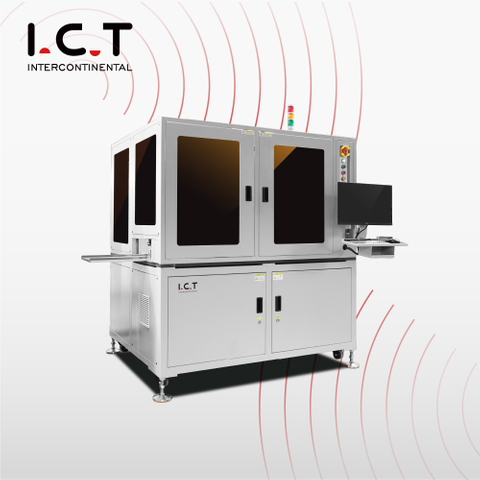 I.C.T |Système automatique de singularisation de substrat PCB Machine de découpe laser