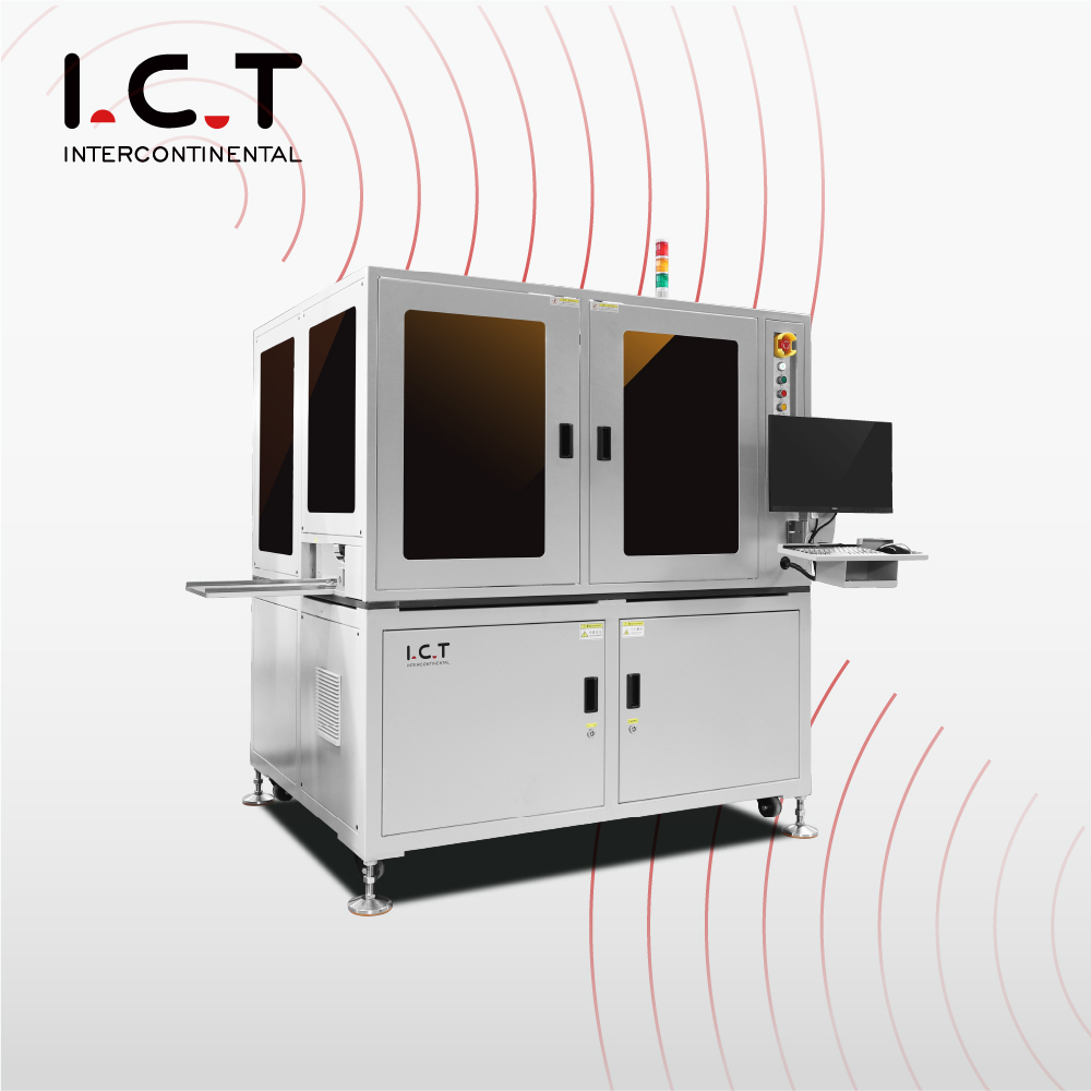 I.C.T |Système automatique de singularisation de substrat PCB Machine de découpe laser