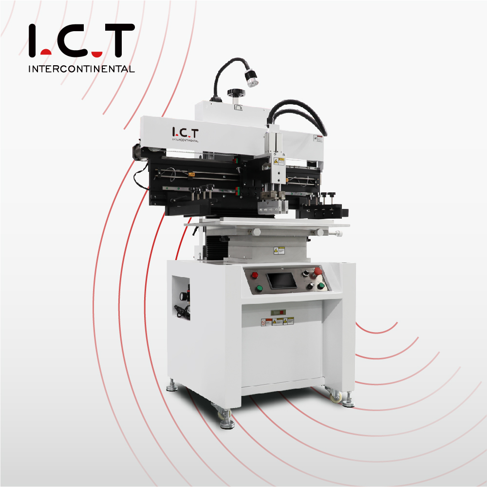 I.C.T |SMD Machine d'impression de pâte à souder SMT Imprimante manuelle