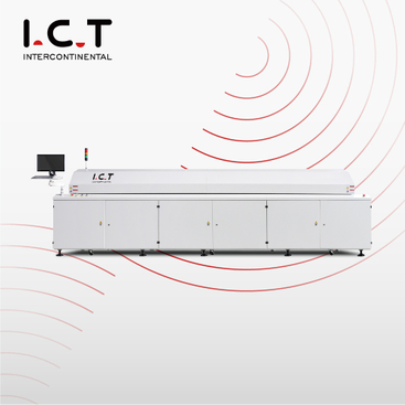 I.C.T-Lyra622N |Machine à four à souder par refusion à double rails SMD sans plomb