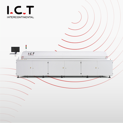 I.C.T |10 zones Pick and Place Solering SMT Machine LED Four