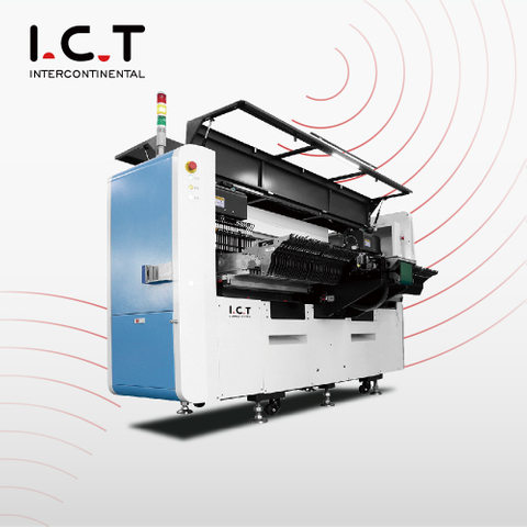 I.C.T |Machine de sélection et de placement automatique SMT à grande vitesse pour l'assemblage de la carte mère