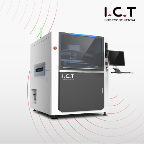 Pâte à souder pour imprimante entièrement automatique SMT pochoir PCB Machine de sérigraphie I.C.T-5134