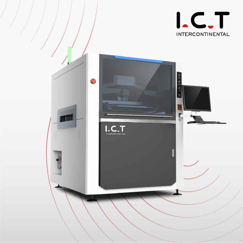 Imprimante automatique en acier inoxydable de haute précision pochoir SMT I.C.T-6561