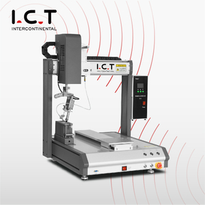 ICT-SR530 |Station automatique de robot de soudure de xyz de laser de bureau pour le module de picovolte