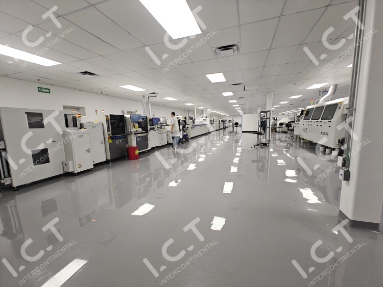 I.C.T SMT Ligne au Mexique