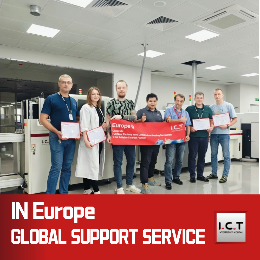 I.C.T-6561 | Imprimante entièrement automatique PCB Machine d'impression de pâte à souder SMT