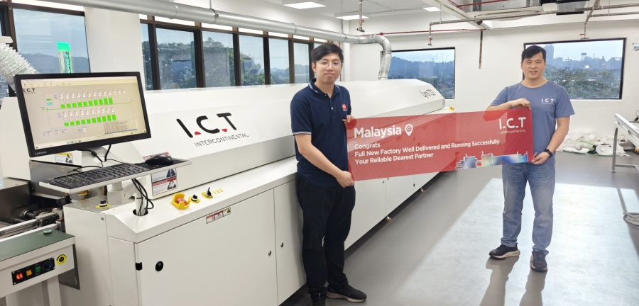SMT et installation de lignes DIP et support technique en Malaisie