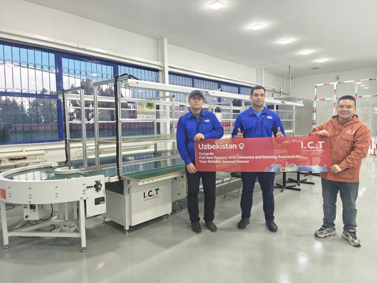 I.C.T Machine de virage &agrave; bande en Ouzb&eacute;kistan