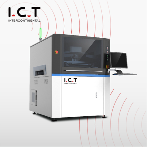 I.C.T |Machine d'imprimante à souder pochoir d'écran de haute précision