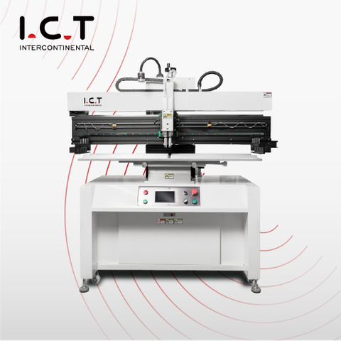 Imprimante semi-automatique pochoir SMT PCB Machine d'impression de pâte semi-automatique