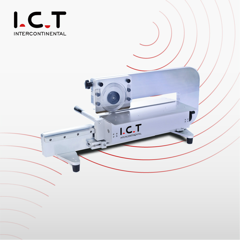 I.C.T |Machine de découpe de plomb de séparateur de planche à rainure en V PCB
