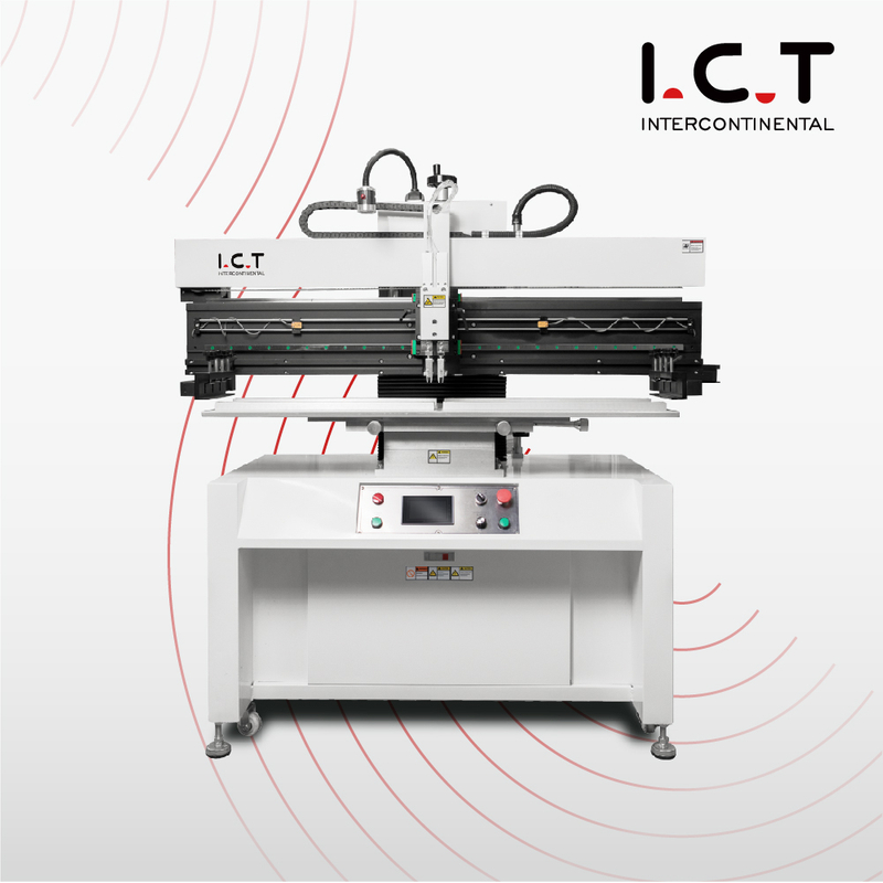Imprimante automatique en acier inoxydable pochoir SMT Fonction de pâte à souder Vision