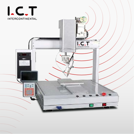 I.C.T-SR530 |Station automatique de bureau de robot de soudure de laser xyz pour le module de picovolte