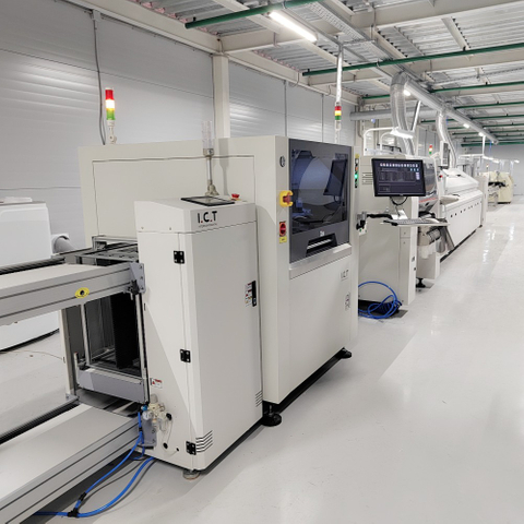 I.C.T-5151 | Pâte à souder PCB SMT Imprimante d'écran de machine entièrement automatique pour LED