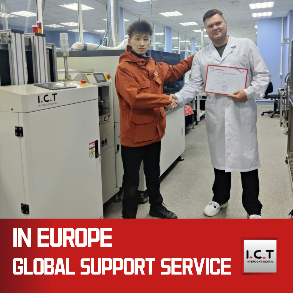 I.C.T | Criblage Smt de haute qualité Convoyeur PCB