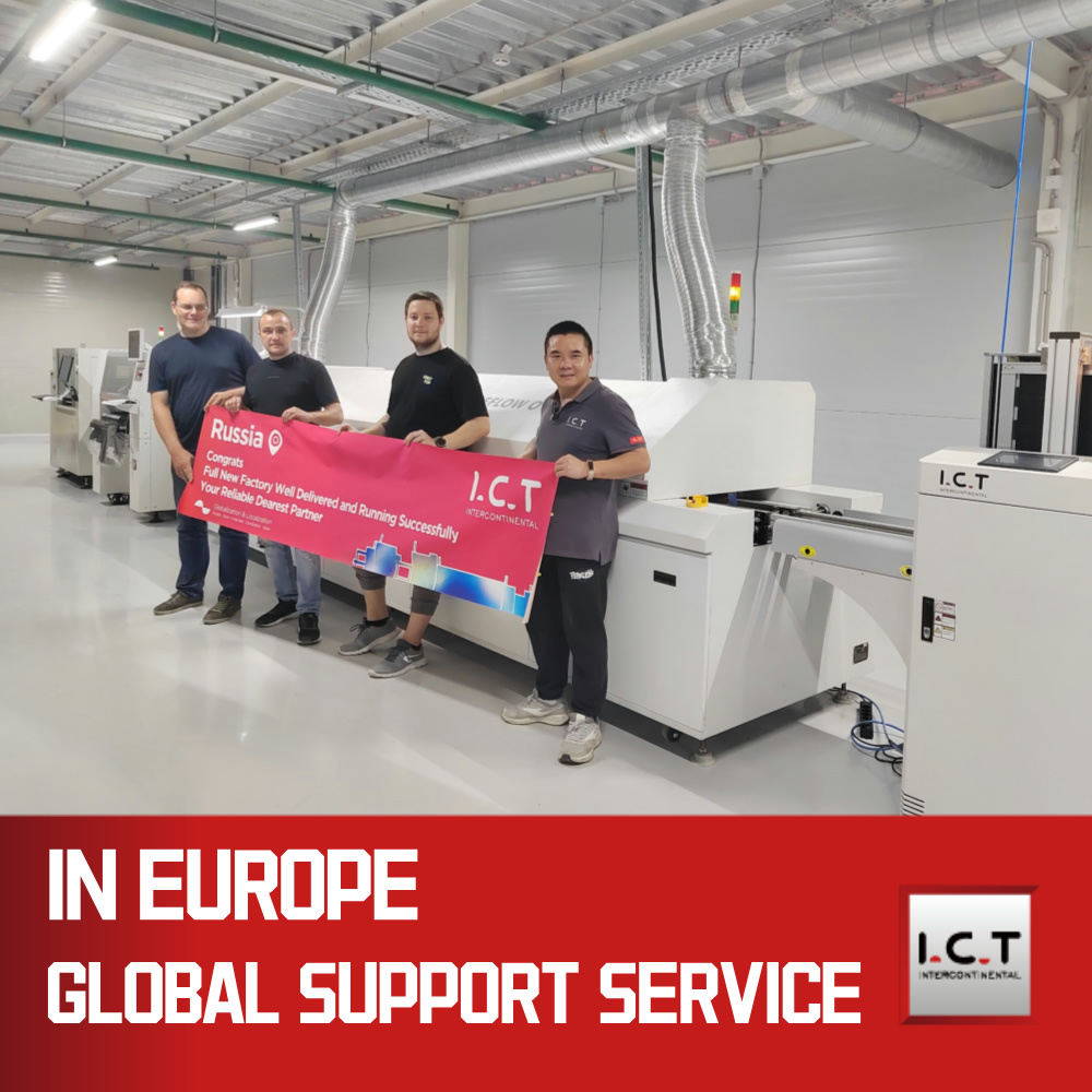 I.C.T | Profil du four de refusion KIC 2000 SMT Convoyeur Four de machine personnalisé à azote sous vide