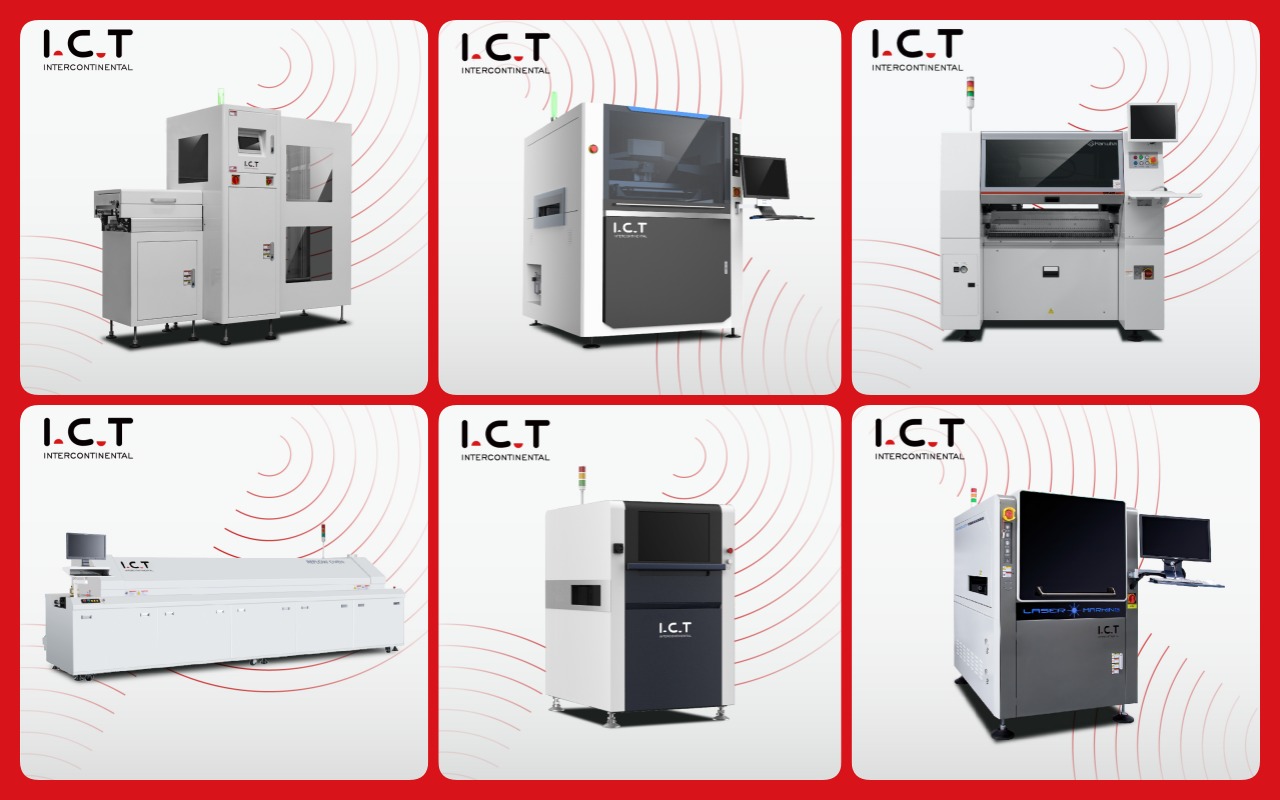 1 SMT Line with SMT Machine 01 1 SMT Ligne avec SMT Machine 01