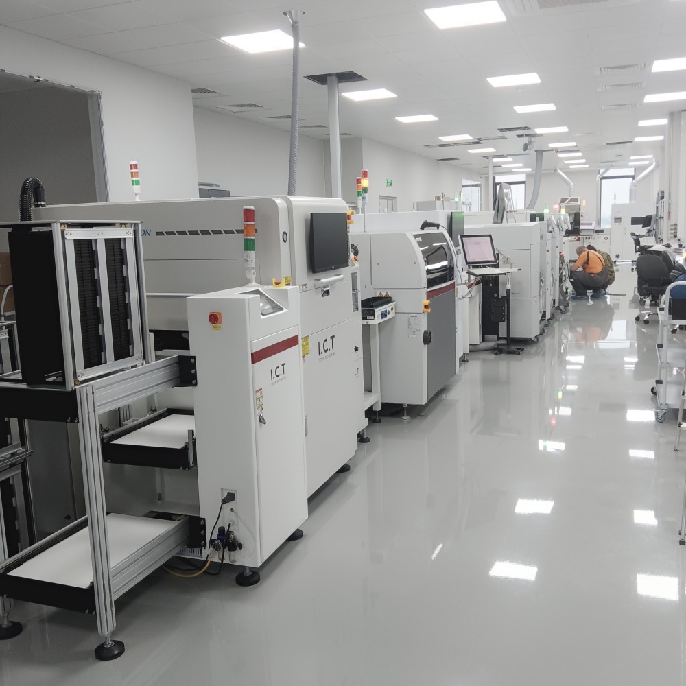 I.C.T | Ligne de production de haute qualité PCBA