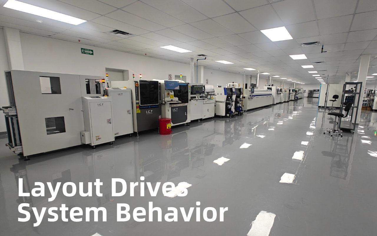 2. SMT La disposition des lignes d&eacute;termine plus que l'espace au sol