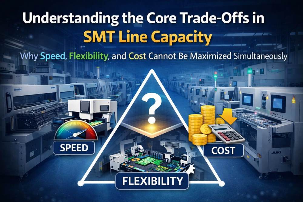 Comprendre les principaux compromis en mati&egrave;re de capacit&eacute; de ligne SMT