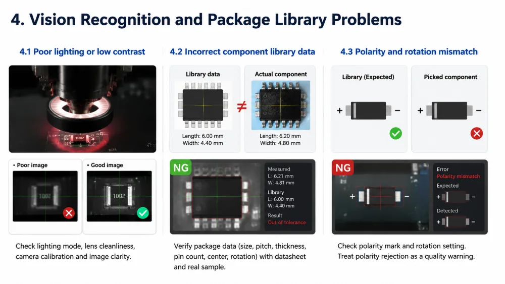 Probl&egrave;mes de reconnaissance de la vision et de biblioth&egrave;que de packages.webp