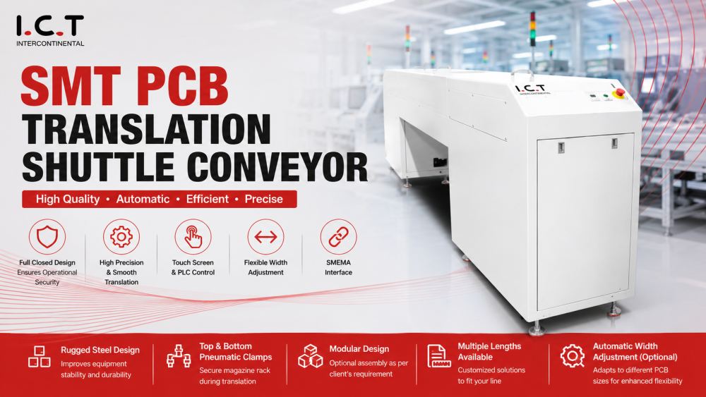 SMT PCB Navette de traduction Convoyeur