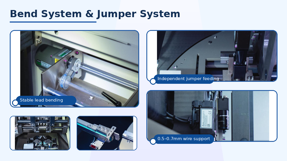 Bend System And Jumper System Système de pliage et système de cavalier