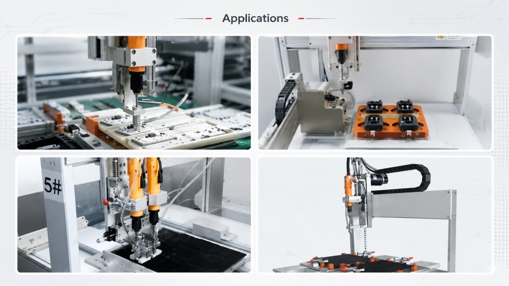 Applications du robot de vissage automatique