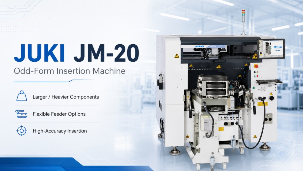 Machine d'insertion de forme &eacute;trange JUKI